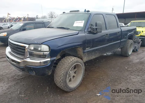 2006 GMC Sierra 2500Hd Slt from USA, damaged, VIN 1GTHK23D36F242455